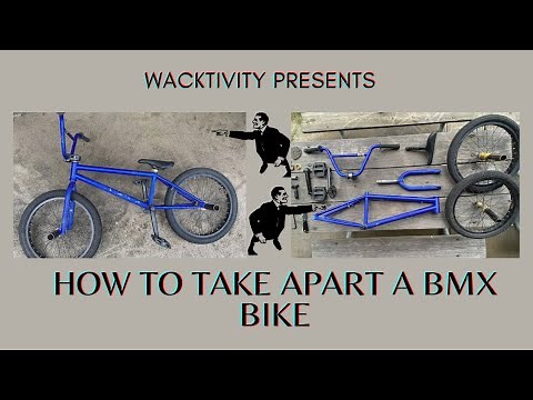 How to take apart a BMX bike