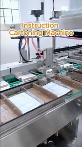 Automatic Instruction Cartoning Machine in Action