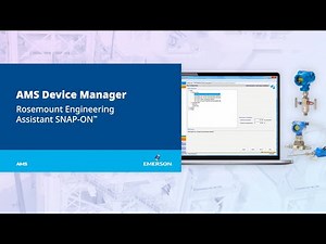 Rosemount Engineering Assistant SNAP-ON™ Application | AMS Device Manager
