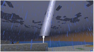Which mobs change when struck by lightning in Minecraft?