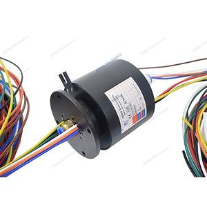 [Hot Item] Integrate slip ring combine rotating electric power signal connector with pneumatic rotary union