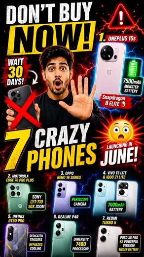 Best Phones Launching Next Month 📱 Don’t Buy Now! #shorts