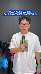 Wala ka nang marinig? Normal. Astron speaker kasi ‘to, pati sarili mo, malabo mo nang marinig! 🤣 #AlagangAstron #AlagangMaaasahan #AstronAppliances | Astron Philippines