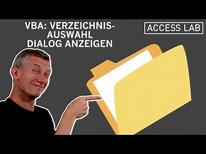 VBA: Verzeichnis auswählen-Dialog anzeigen