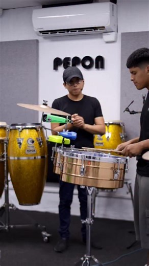 Aprendiendo el redoble de 5 golpes en el timbal #cumbia #salsa #percussionist | Pepon - Clases De Percusion