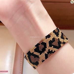How to make ✨Super Cool Leopard-Pattern Bracelet | Wedding Decoration Ideas