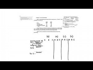 Partnership Sales and Distributions Problem 2