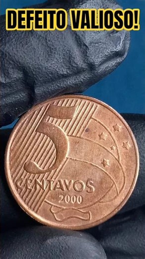 Valuable 5 cent coin from 2000, with a rare error on the horizontal reverse side, which is to the...