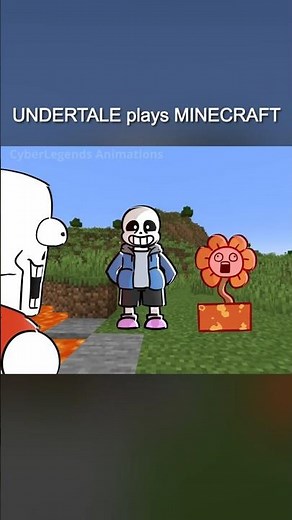 3 - If UNDERTALE played MINECRAFT (Animation)
