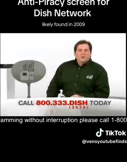 this is creepy isn’t it? imagine being a kid and seeing this, while home alone, and suddenly you can’t watch all of your favorite channels.. #piracy #2000snostalgia #rare #retrotech #memorylane