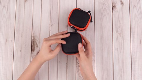 ANKHOH Case for BlueDriver Bluetooth Pro OBDII Scan Tool for iPhone & for Android, Car and Auto Mini Carry Holder for Veepeak- Bag Only (Black)