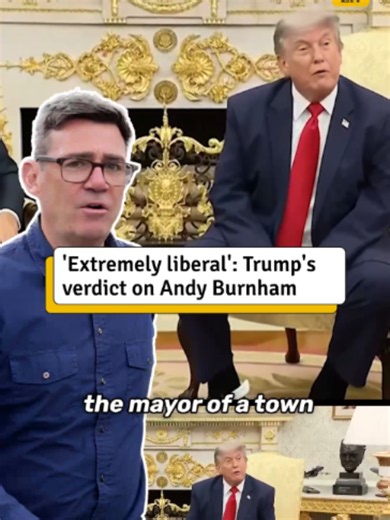 'Extremely liberal' - Donald Trump has given his verdict on Andy Burnham 👀 🔗 Read more via our link above #donaldtrump #andyburnham #news #politics #manchestereveningnews