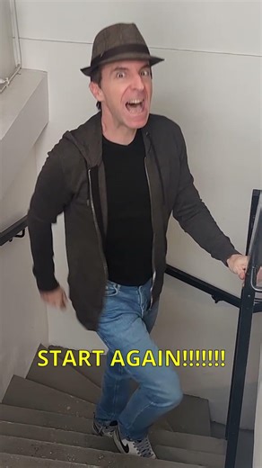 HYPERBOL - Start Again 🎶 #pop #song #energy #dance #stairs #shower #flashdance #hat #singer #humour