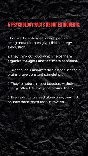 The Truth About Extroverts (Psychology Explained) 😄 #shorts