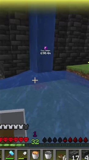 Note to self: make sure there is water down there XD | #forgotten_necro_king on #Twitch #minecraft #hardcore