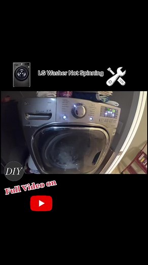 LG Washer Not Spinning #diyrepairsnow #diyappliancerepair #lgwashernotspinning #homeappliances #fixityourself #appliancerepair #appliancerepairtech #fyp #follow