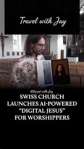 Lucerne Church Unveils Digital Jesus! #digitalpilgrimage #virtualpilgrimage #ai