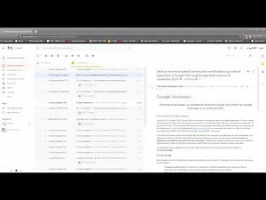 Gmail : volet de lecture
