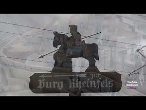 Rundgang auf der Burg Rheinfels am Rhein, Spornburg St. Goar Rheinfels Castle château de Rheinfels