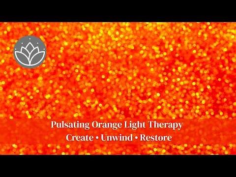 The Golden Hour Your Brain Was Waiting For | 1 Hour Orange Light Therapy Session (No Sound)