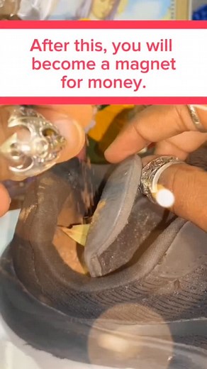 11K views · 29K reactions | After this you will become a magnet for money,on a bay leaf write the word luck with red ink,then place it in the sole of your left shoe,finally sprinkle some cinnamon powder on it,and that's it you will thank me for the results. #witch #witchtok #witchcraft #witches #Florida #miami #newyork #california #Arizona | Real Witchcraft | Facebook