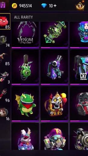 My Bag Collection in Free Fire 🎒🔥 | Rare & Stylish Backpacks Showcase