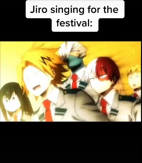 Jiro Singing for the Festival | My Hero Academia