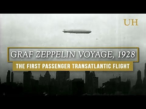 The First Commercial Passenger Transatlantic Flight