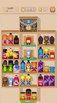 Goods Puzzle: 3D Sorting Games | Levels #63 | #shorts #puzzles #sorting