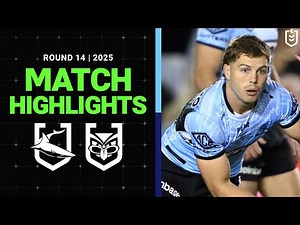 NRL Highlights | 2025 NRL Match Highlights | Sharks v Warriors | Round 14