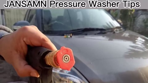 Pressure Washer Tips Power Washer Soap Nozzle Tips Multiple Degrees 1/4 Quick Connect Design Up to 4,500 PSI 2.5 GPM(5-Pack)