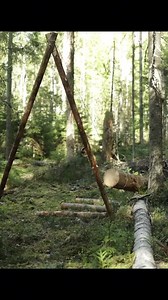 518K views · 8.6K reactions | Watch him build an amazing log cabin | Wild Survival | Facebook