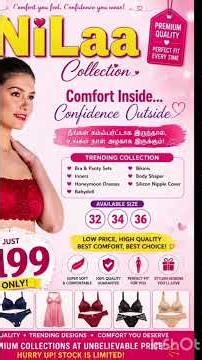 soft and smooth stylish fancy bra