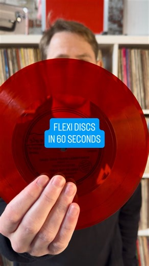 In 60 Seconds⏰: what are flexi discs? #atlasrecordsuk #flexidisc #flexidiscvinyl #recordcollecting #vinylcommunity | Atlas Records