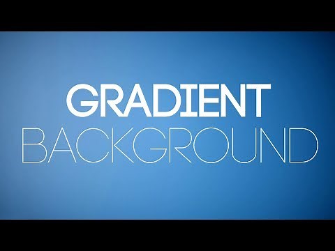 How to make Gradient Background in after effects