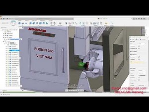 Fusion 360 : Build Machine Doosan DVF 5000