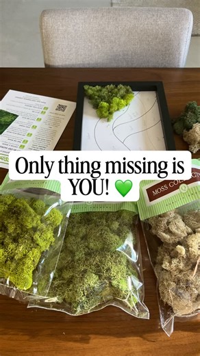 Your seat is waiting, and so is the wonder of moss! 🌿 Everything you need to create your own Mossome art is included in the kit—just bring your creativity. ✨ Whether you’re crafting solo or making memories with friends, this is your sign to dive in. Tag a friend who needs a seat at this mossy table or grab your kit now. Have an awesome day! #mossomeart #mossart #natureinspired #inspired #creative | Mossome Art