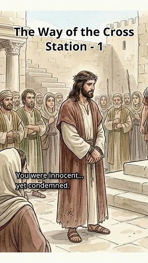 The Way of the Cross ✝️ Station 1 🙏 Jesus is Condemned