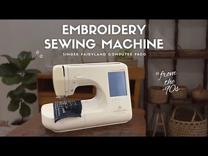 SINGER FAIRYLAND COMPUTER 9800 | Unboxing Embroidery Sewing Machine From Japan 🇯🇵
