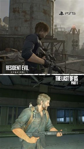 Joel Miller vs Leon Kennedy – Reload Realism Test #residentevilrequiem #thelastofus #shorts