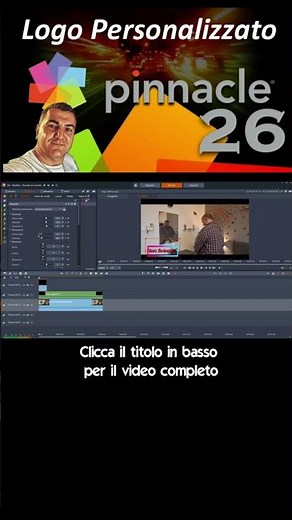 Pinnacle Studio 26 Ultimate Logo Personalizzato