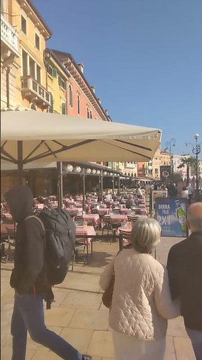 Morning at Piazza Bra in Verona, Italy | Relaxing Travel Vibes