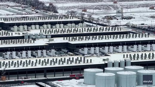 Drone Footage Reveals Amazon’s Massive Indiana Data Center Complex