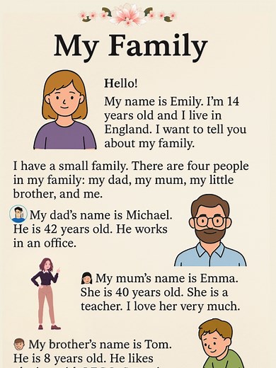 Learn English: Talking About My Family