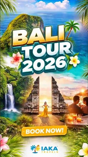 Bali Tour 2026 🌴 Best Bali Travel Experience | Book with IAKA Travels #bali #balitour #travel