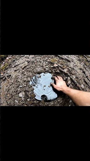 We found a perfect obsidian mirror buried on the trail 🤯 #mexico