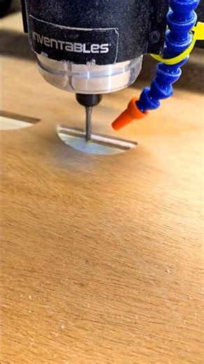 Part 1 CNC Router Cutting A Wood Spray Can Rack Project #diy #shorts #cnc #woodworking #carving