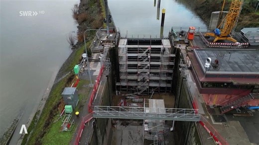 Bauhof Trier arbeitet mit Hochdruck am Schleusentor für Schleuse Müden