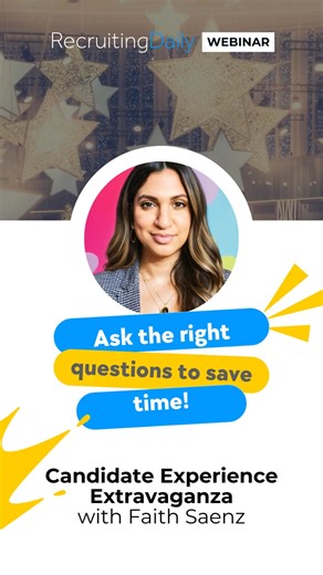  Dive into the art of efficient candidate screening. Discover how asking the right questions BEFORE the phone call can save time and lead to better hiring decisions. ✨ Don't rush into interviews! Engage effectively from the first message and prepare for a more meaningful conversation.  Watch the full session at https://rdaily.co/476qrdT | RecruitingDaily | Facebook