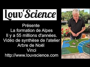 Maquette de la formation des Alpes par Louv'Science